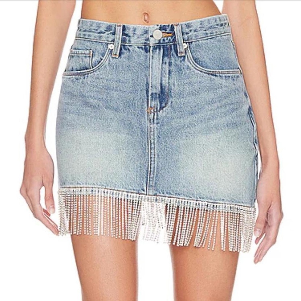 Blank NYC Women's Blue Skirt